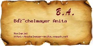 Büchelmayer Anita névjegykártya